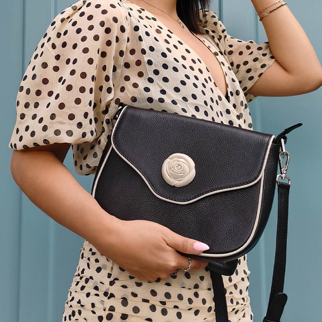 CARTERA ROSSETTA NEGRO