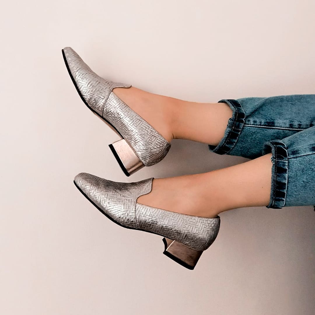 MOCASINES ANTONIA PLATEADO