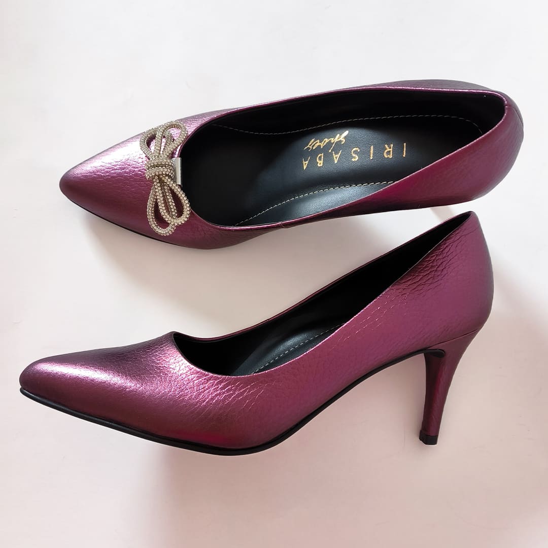 STILETTOS MORGANA GRANATE