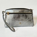 CARTERA DE MANO CASSANDRA PLATEADO