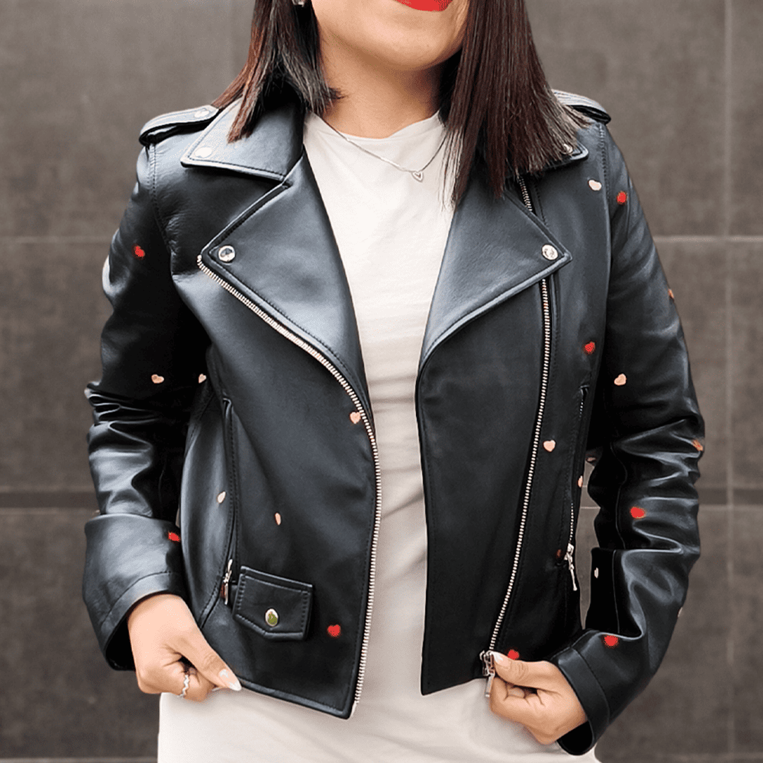 CASACA ANTONELLA CORAZONES COLOR