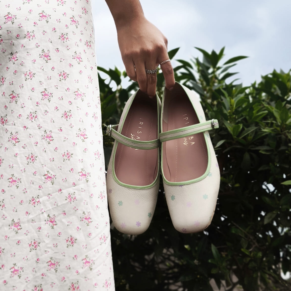 BALERINAS MAGNOLIA VERDE MENTA