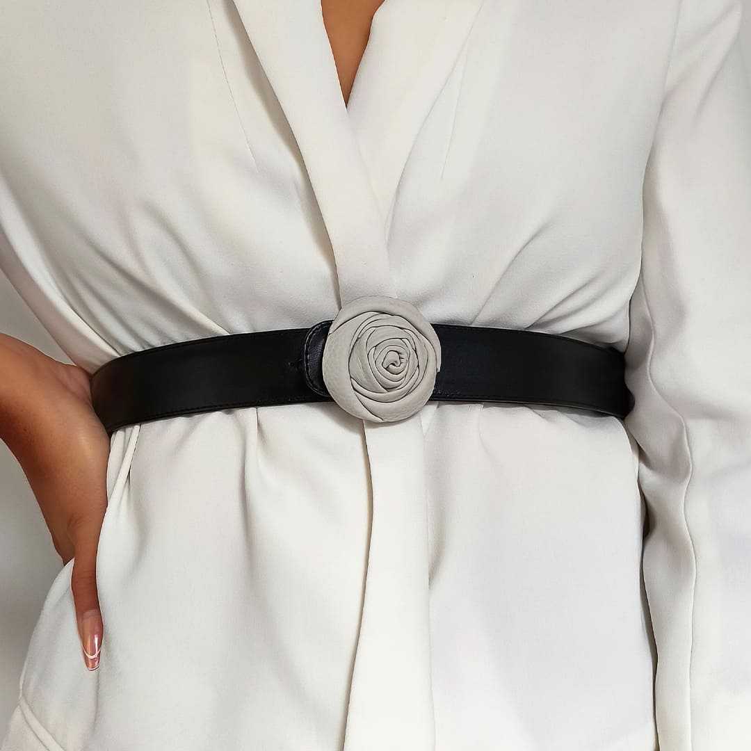 BROCHE ROSSETTA COLOR IVORY