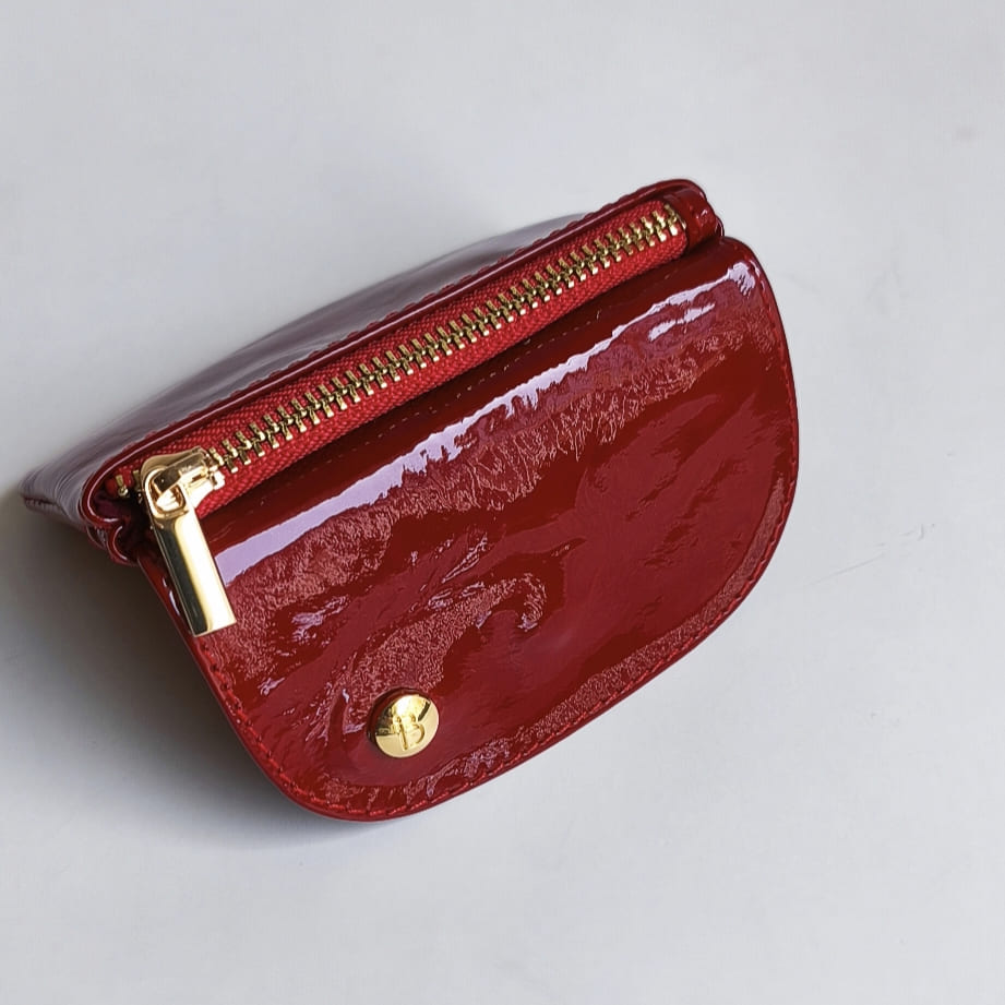 MONEDERO TARJETERO SERENA ROJO.