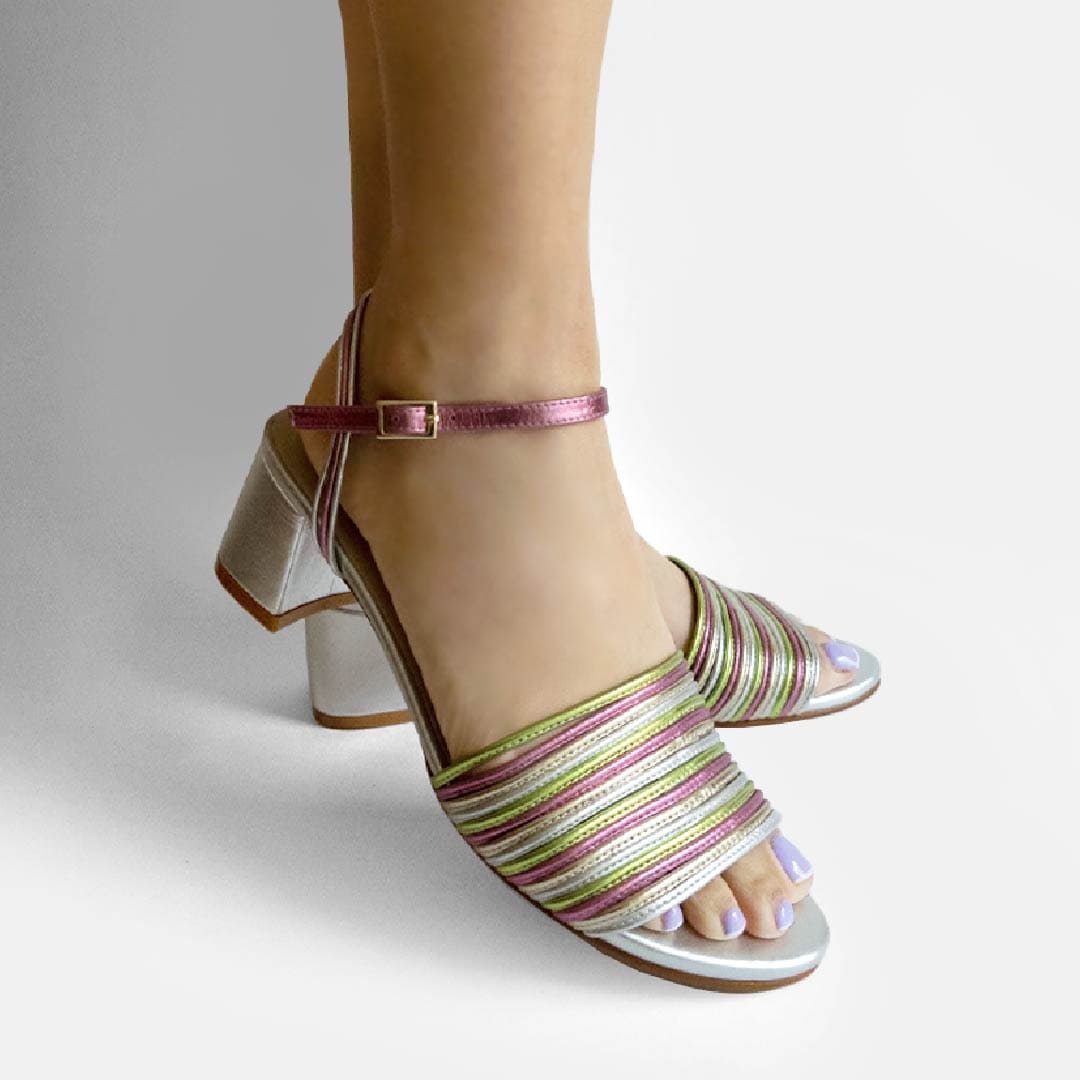 SANDALIAS IRIS PLATEADO