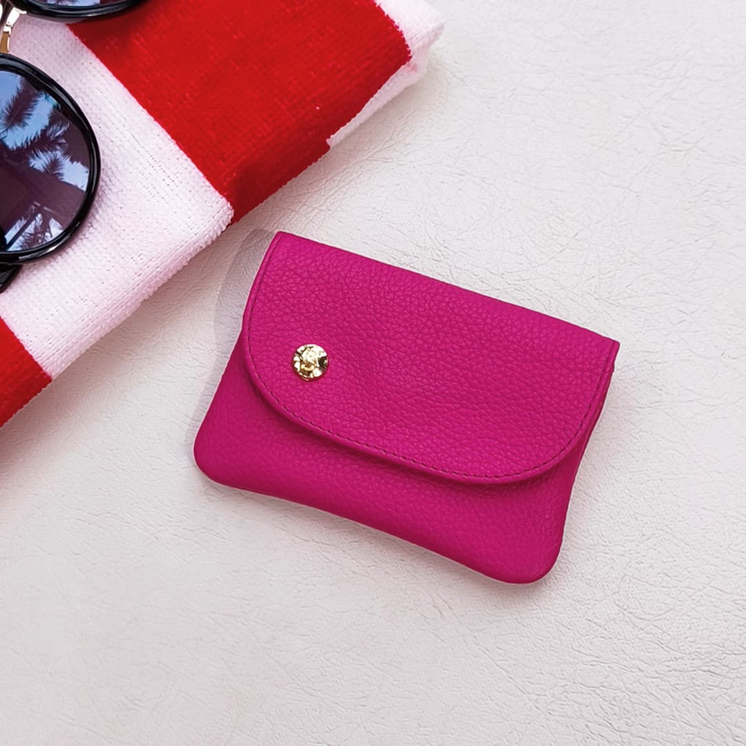 MONEDERO TARJETERO SERENA FUCSIA