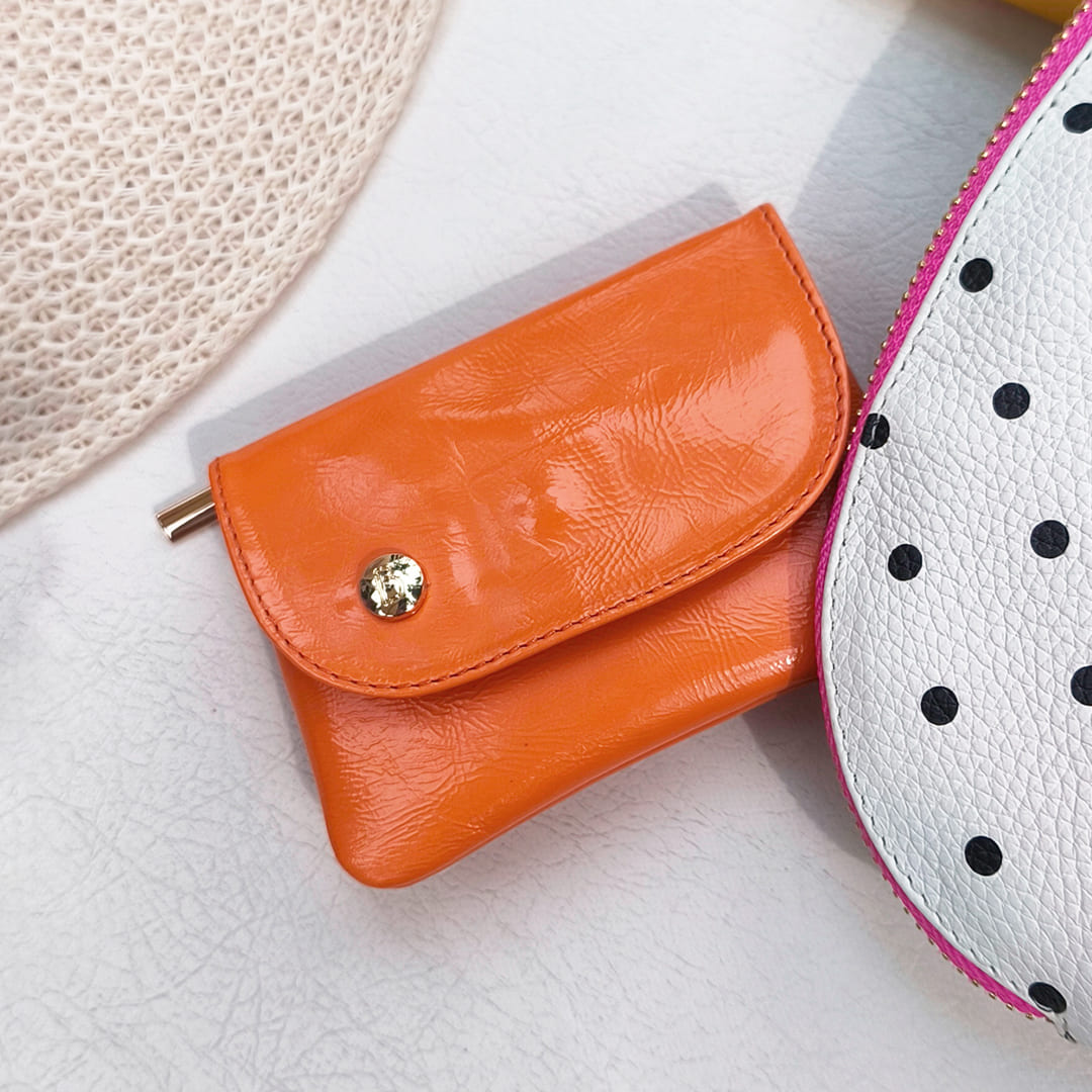 MONEDERO TARJETERO SERENA NARANJA