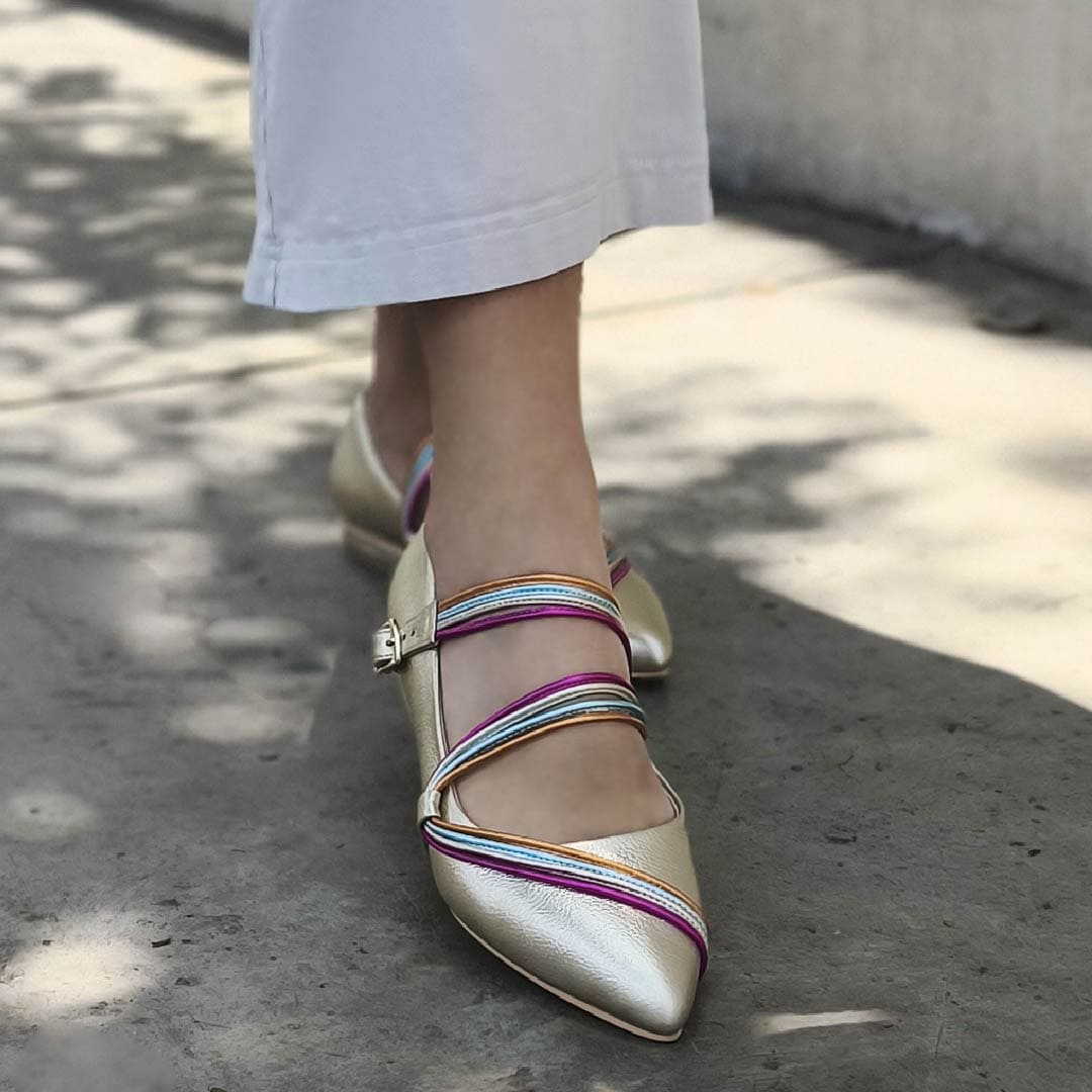 BALERINAS IRIS DORADO