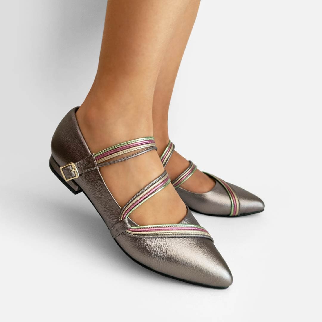 BALERINAS IRIS PLATEADAS