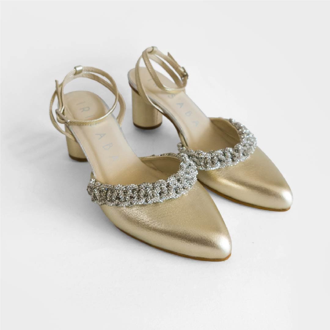 TACONES CHIARA DORADO