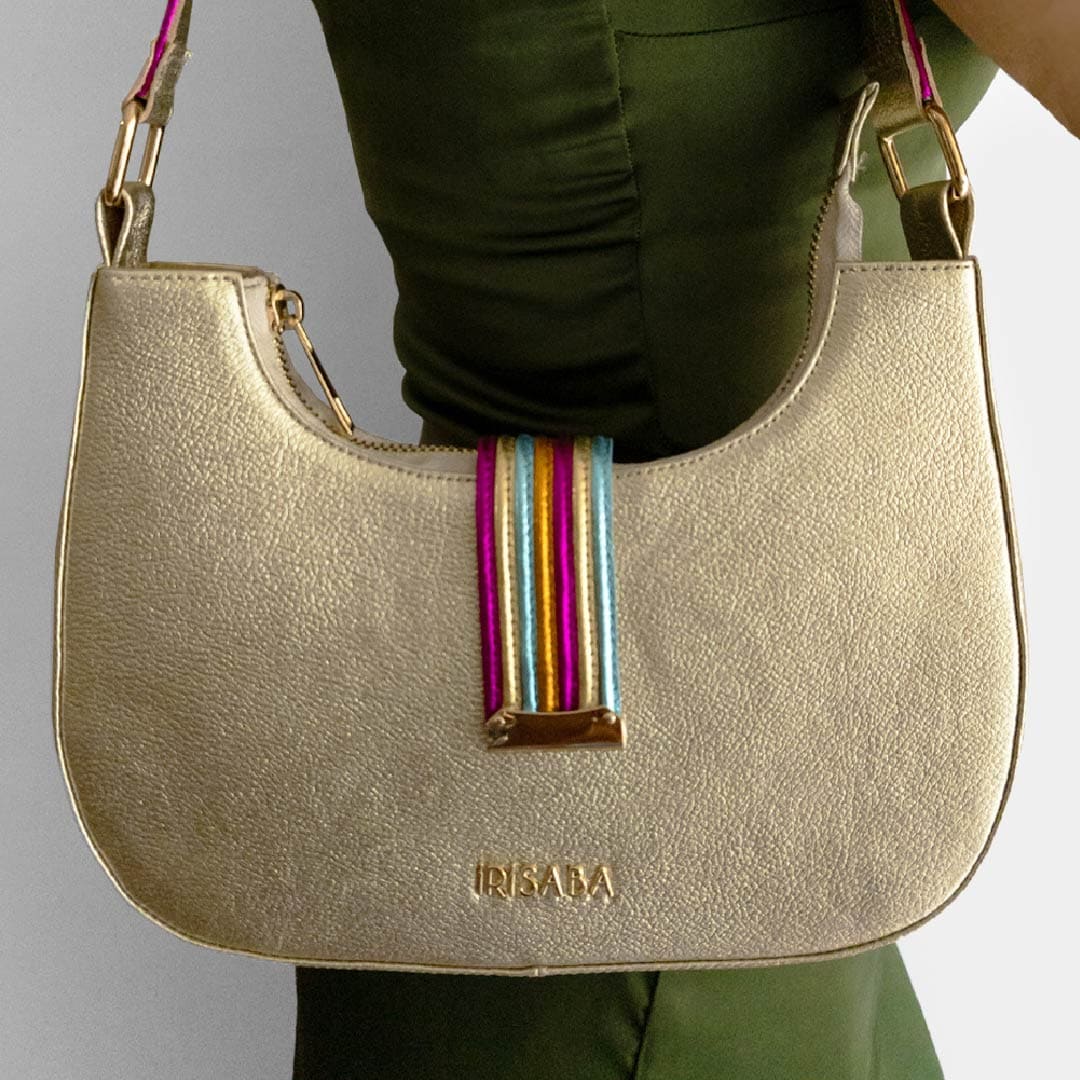CARTERA IRIS DORADA
