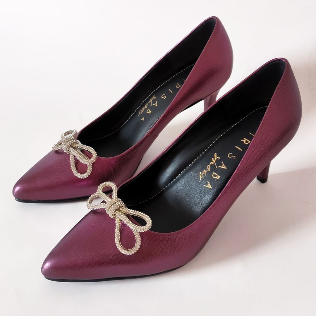 STILETTOS MORGANA GRANATE