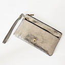 CARTERA DE MANO CASSANDRA PLATEADO