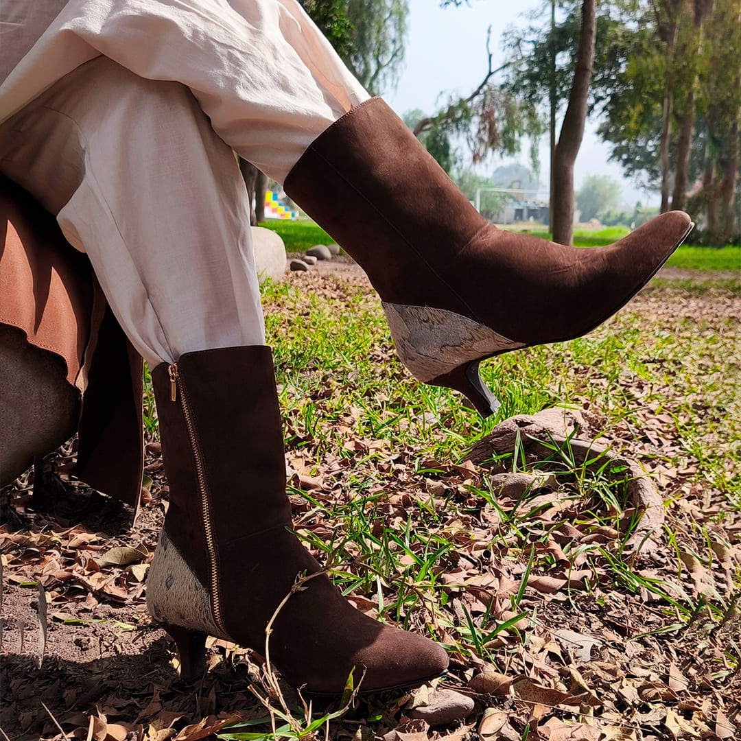 BOTINES ALONDRA MOCCA