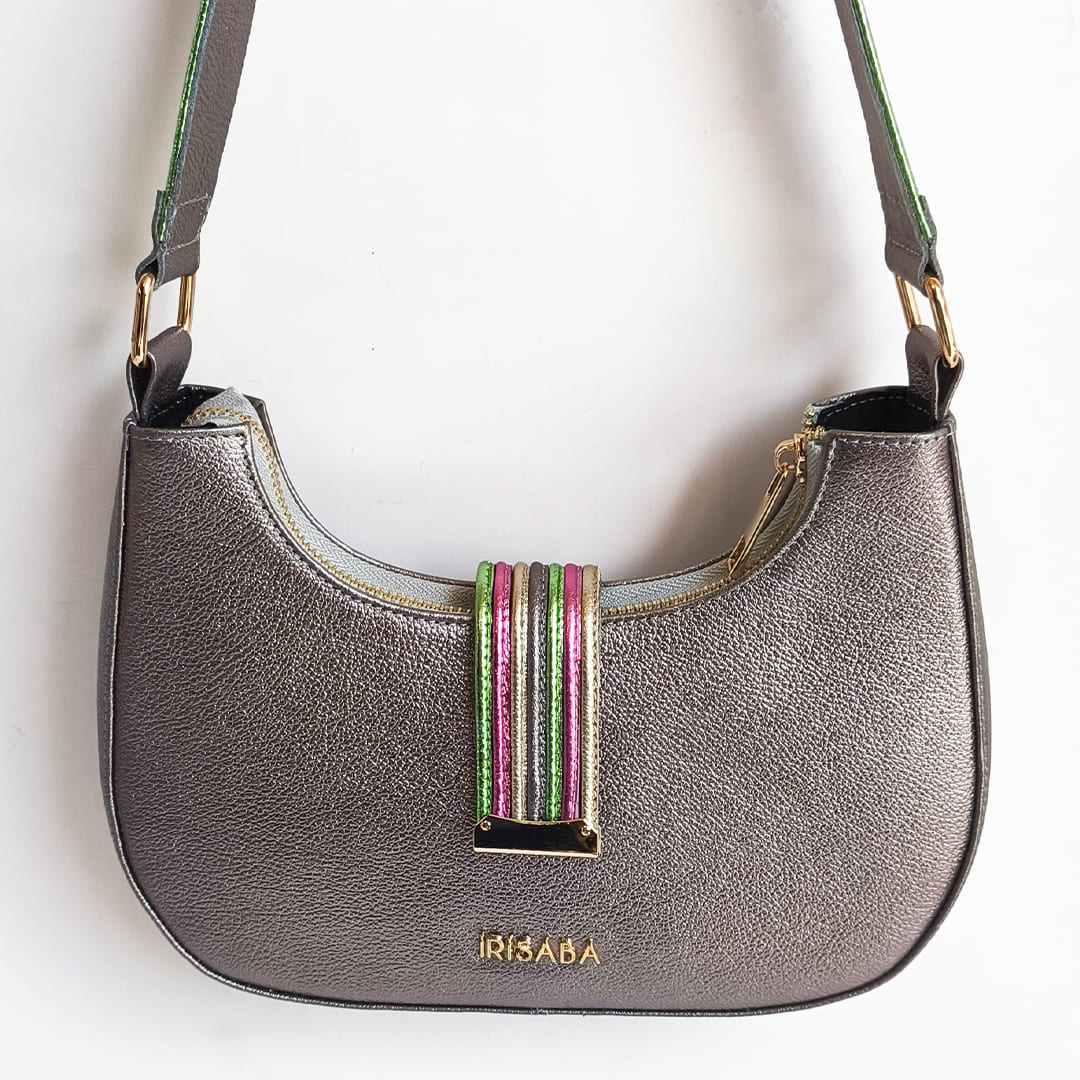 CARTERA IRIS PLATEADA