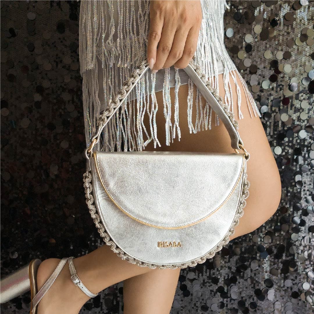 CARTERA BRIELLA PLATEADA